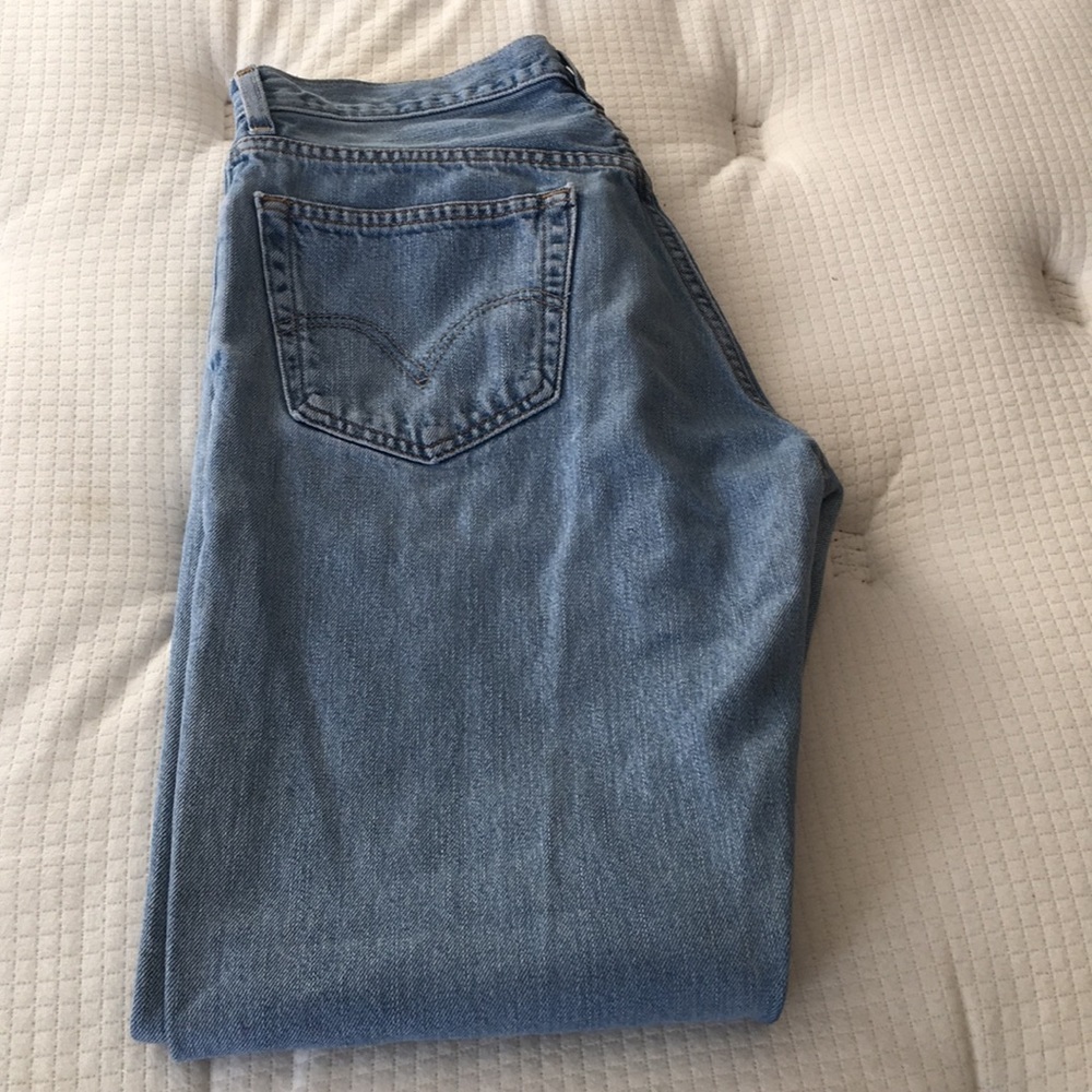 Men Levi’s Jeans Regular Fit 505 Size 33X32 - Picture 6 of 8